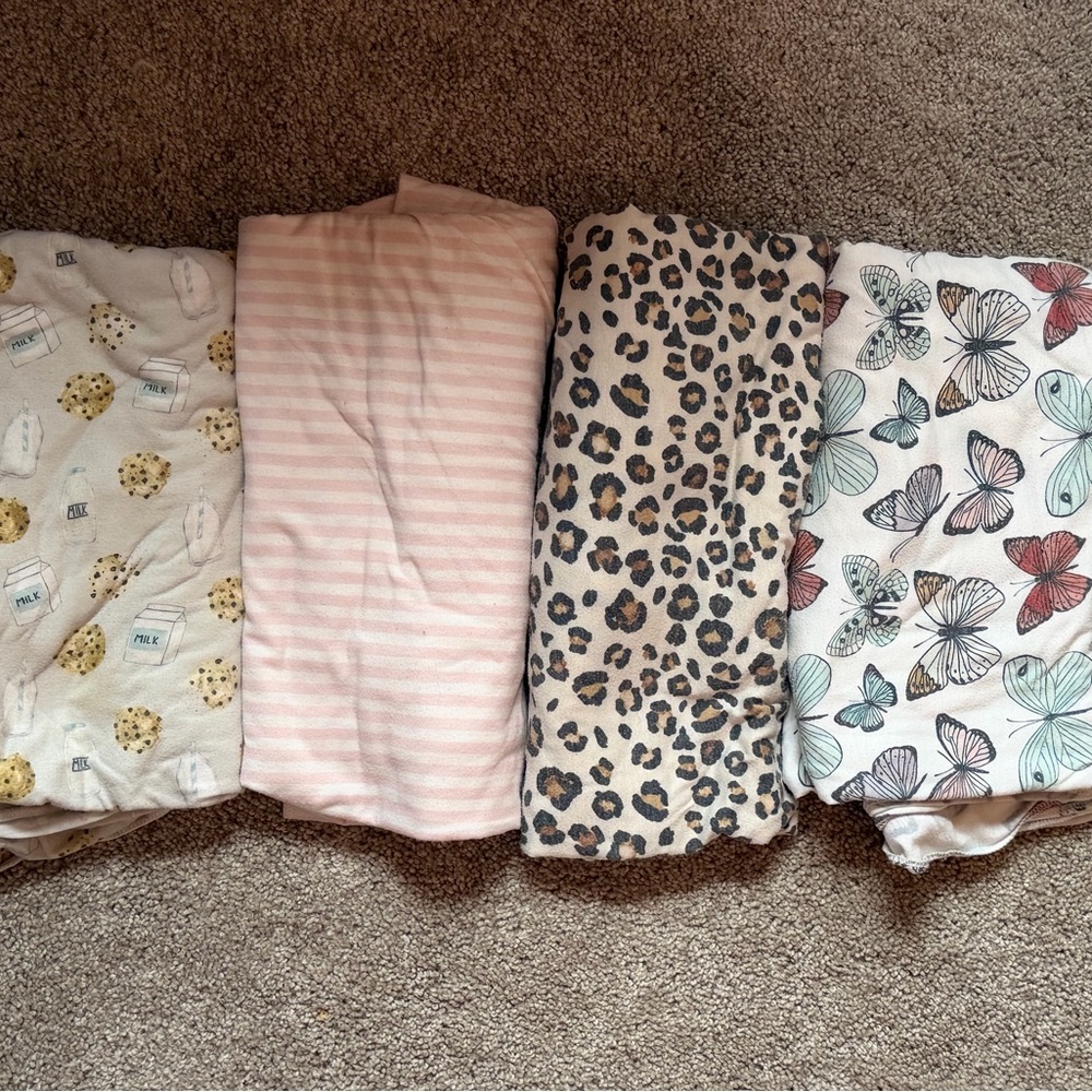 Copper Pearl Set of Four Patterned Swaddles